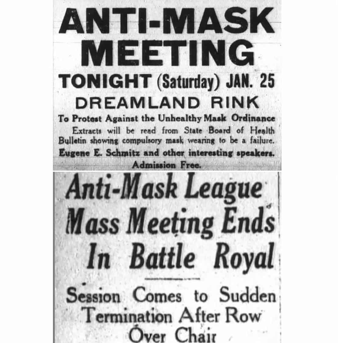 Anti-Mask meeting